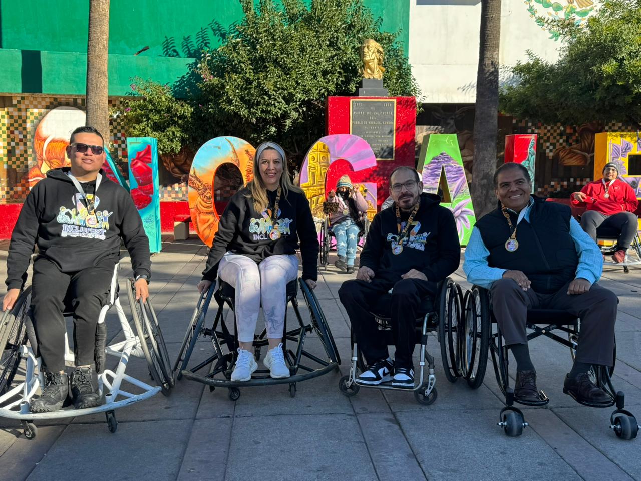 Cierran Inclufest 2025 con carrera en silla de ruedas en el centro de ...