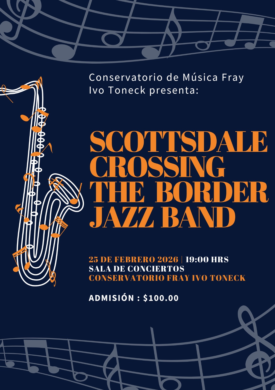 Scottsdale Crossing the Border Jazz Band celebrará 10 años con concierto en Guaymas