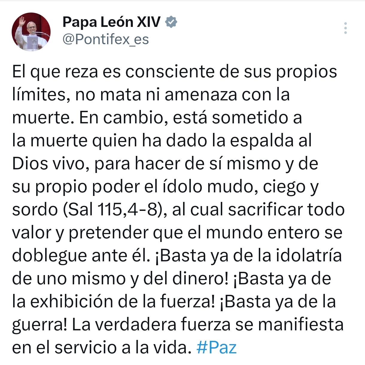Papa León XIV intensifica llamados a la paz ante conflicto entre EE.UU., Israel e Irán